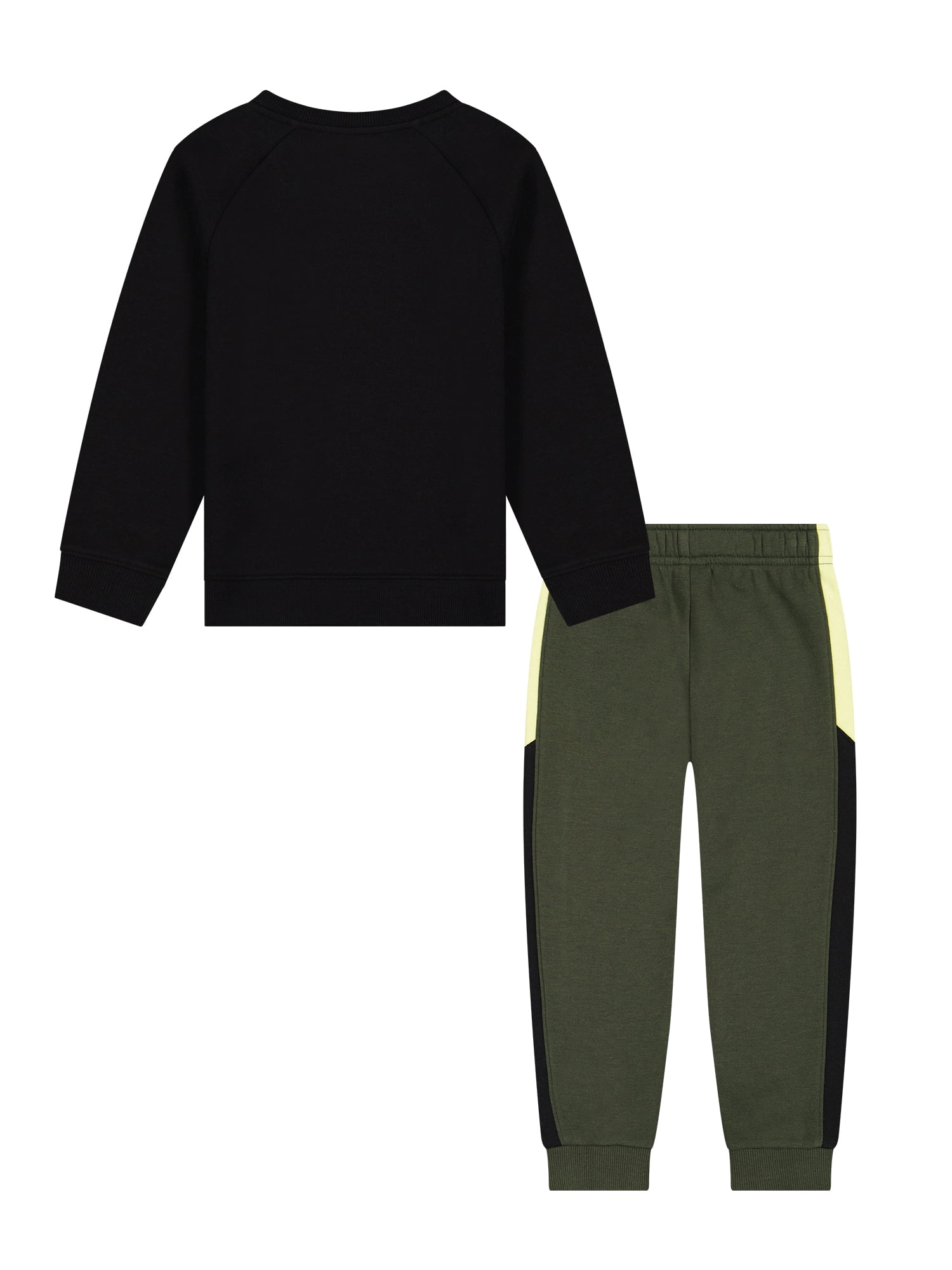 Reebok Toddler Play Hard Crew and Jogger Colorblock Set, 2-Piece, Sizes 12M-5T