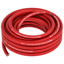 GearIT 8 Gauge Wire (25ft - Red) Copper Clad Aluminum CCA - Primary Automotive Wire Power/Ground, Battery Cable, Car Audio Speaker, RV Trailer, Amp, Wielding, Electrical 8ga AWG - 25 Feet