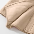 thumbnail image 6 of VEKDONE Boys Girls Sherpa Coat Full Zip Warm Fleece Jacket with Pockets Kids Lightweight Hooded Fall Winter Outerwear Beige,6-7 Years, 6 of 8