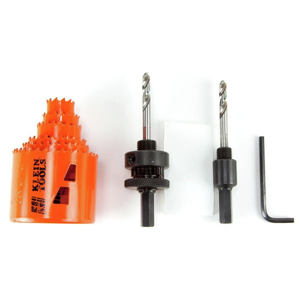 Klein Tools 8 Piece Bi-Metal Hole Saw Kit