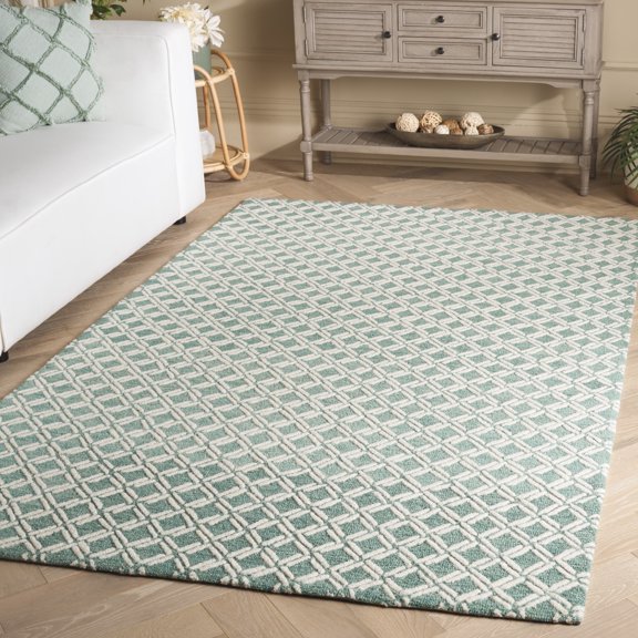 Safavieh Genre Elnora Geometric Area Rug, Green/Ivory, 8' x 10'