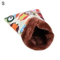 thumbnail image 2 of SPRING PARK Hamster Sleeping Bag, Winter Soft Warm Bed Plush Small Pet Nest Snuggle Sack Hideout Pouch for Hedgehog Guinea Pig Squirrel Small Animals, 2 of 7