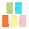 thumbnail image 1 of KAKOWELY Séparateurs de Pages Colorés A5 Index Coloré Pages Classifiées Papier à Onglets 8.27"X5.59"X0.2 Pouces, 1 of 4