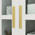 thumbnail image 7 of MONSLIPA 70"H Bookcase with Drawers, Display Storage Cabinte with Glass Door for Living Room, 7 of 7