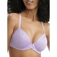 thumbnail image 2 of Women's Maidenform DM7543 One Fabulous Fit 2.0 Tailored Demi T-Shirt Bra (Lavender Picnic Daisy 40C), 2 of 3