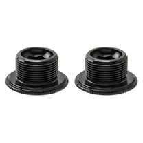 BESTOYARD 2Pcs Aluminum Alloy Crank Cover Screws for Bikes Black Strong Compatibility Easy to Use