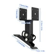 thumbnail image 6 of 4x4 Heavy Duty Roof Riser Brackets Kit 3 Pack, Adjustable Angle Pergola Brackets, Black Metal Roof Riser Beam Bracket for Roof, 6 of 9