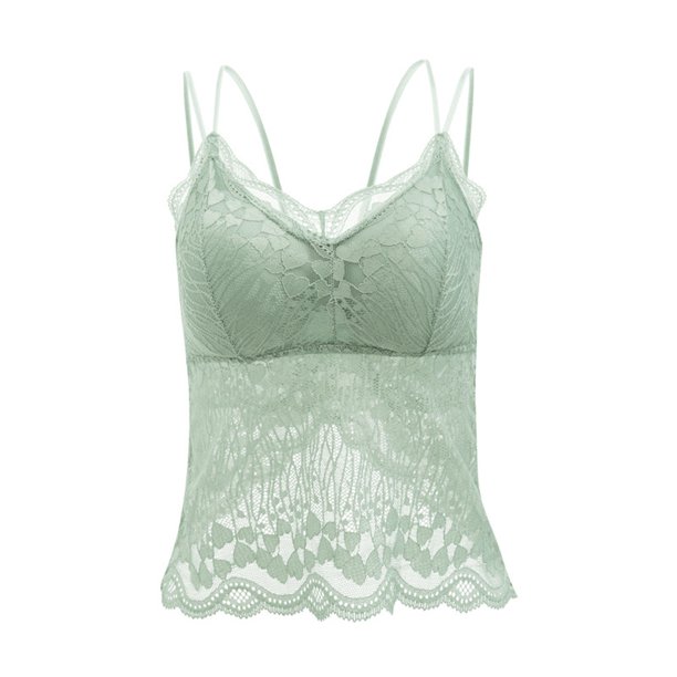 Gibobby Camisola de encaje con espalda de sexy de verano para mujer(B,A)