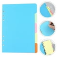 thumbnail image 2 of Miangastore 5Pcs Refill Paper Colorful Binder Dividers Organizer Paper Dividers Durable Refill Paper School, 2 of 9