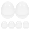 thumbnail image 3 of 6 huevos de Pascua rellenables, transparentes, con forma de bola de caramelo, de plástico jumbo, para fiestas de Pascua, reuniones familiares y actividades escolares, 3 of 8