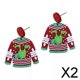 thumbnail image 1 of Pendientes Colgantes de Navidad Yinane 2 Piezas Acrílico Metal, 1 of 8