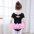 thumbnail image 5 of Huowey Kids Short Sleeve Glitter Dance Ballet Tutu Leotard Ballerina Outfits For Girls Toddler Fashionable Dailywear, 4-5 Years, 5 of 5