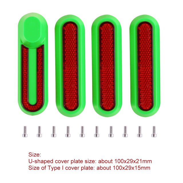 Ciclismo 4 Uds cubierta protectora de rueda lateral para M365 M365 Pro/Pro 2 (verde) Ehuebsd Para estrenar