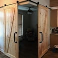 thumbnail image 2 of 10 Inch Metal Industrial Pipe Wall Handrail - Pipe Barn Door Pull Handle, Staircase Steps Handrail, 2 of 5