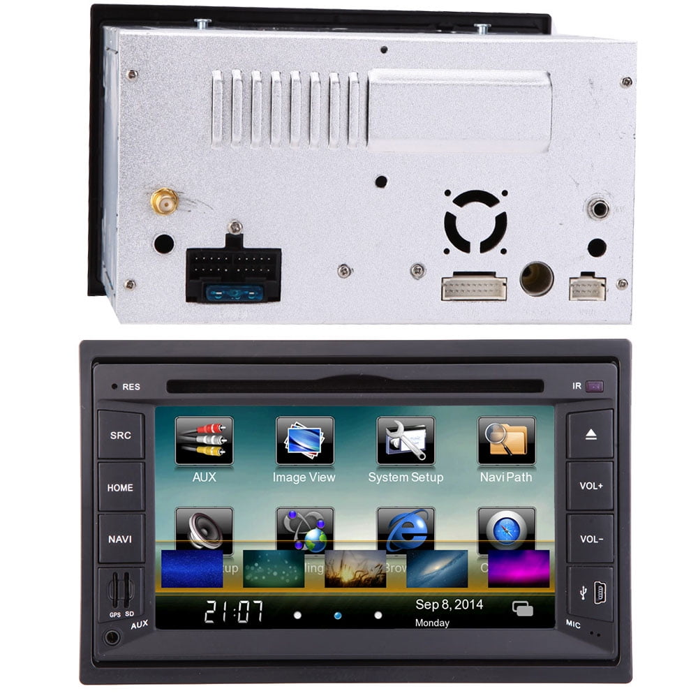 Romacci Universal 6.2" HD Touch Screen 2 Din Car DVD/USB/SD Player