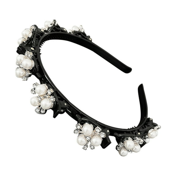 Elegant Hairpin Headband for Women Summer Braided Headwear Fashionable Hair Accessories Boho Style Hair Clips