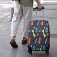 thumbnail image 3 of Space Dinosaurs Rockets Pattern Luggage Cover Fashion Suitcase Cover Baggage Covers Fit 25-28 Inch Luggage (Go Travel), 3 of 5