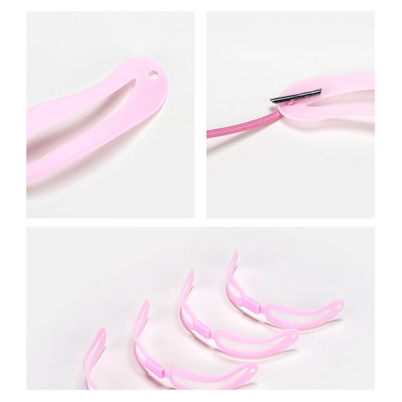UPKOCH Eyebrow Kit For Women Shaping PP Handheld Design 5 Sets 20Pcs 5.9x0.78x0.03 Inch