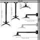 thumbnail image 2 of Soporte para proyector Tonalee para pared/techo con altura ajustable, 2 of 8