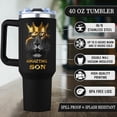 thumbnail image 2 of Vaso de café Muilzon To My Son 1.2 L con asa y pajita, 2 of 7