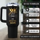 thumbnail image 2 of Vaso de café Muilzon To My Son 1.2 L con asa y pajita, 2 of 7