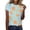 Multicolor, variant on MEICHEN Women's Fashionable Casual Comfort Printed Short Sleeve Top Loose Summer T Shirts for Women