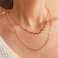 thumbnail image 3 of HomeKingdee 2020 Bohemian Clan Style Color Rice Bead Necklace - Multi-layer Clavicle Chain for Women, Handmade Fashion Jewelry for Parties, Weddings, Christmas, 3 of 9