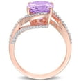 thumbnail image 4 of Everly Women's Amethyst 14K Rose Gold Engagement Ring, 4 of 8