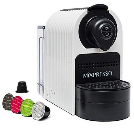 Mixpresso 19 Bar White Espresso Machine for Nespresso Capsules, 27 Oz