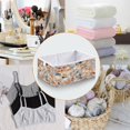 thumbnail image 4 of Foldable Fabric Storage Bin Home Cubes Clothing Organizer Bins Large Collapsible Box Basket for Home Organizer Earthy Colors Watercolor-textured, 4 of 7