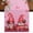 Red LightGreen Pink, variant on Table Runners 70 Inches Long Dress Scarves, Red Gnomes Farmhouse Coffee/Dining/Kitchen Table Decor, Holiday Table Runner, Valentine's Day Love Roses Leaves Ombre Pink 13x70 Inch