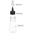 thumbnail image 3 of 12Pcs  Squeeze Bottles, Clear Dispensing Bottles with Twist Cap Lids, Plastic Squirt Bottle for Ketchup, Mustard,and Crafts, 3 of 6