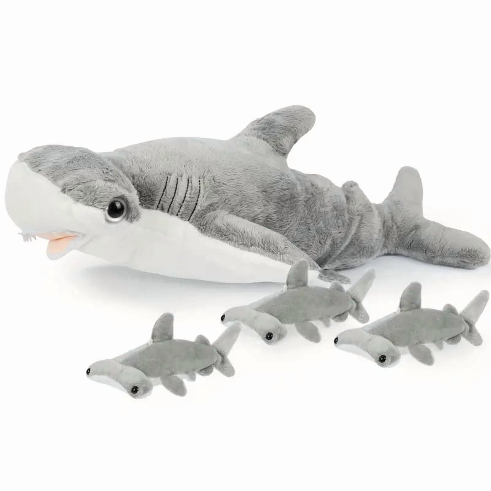Tiger Tale Toys Giant Soft Plushie: MC the Hammerhead Shark | Over