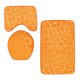 thumbnail image 3 of Juego de Alfombrillas de Baño de 3 Piezas, Cubierta de Tapa de Inodoro, Alfombra de , Patrón de Guijarros Antideslizantes naranja Sunnimix Alfombrilla de baño Alfombrilla de baño, 3 of 7