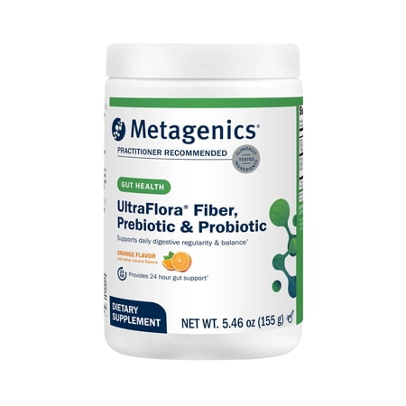 Metagenics UltraFlora Fiber, Prebiotic & Probiotic (30 Servings)