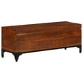 thumbnail image 6 of vidaXL Storage Trunk 43.3"x13.8"x16.1" Solid Acacia Wood, 6 of 12