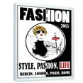 thumbnail image 3 of Designart 'Style Passion Life Fashion Woman I' Vintage Framed Canvas Wall Art Print, 3 of 5