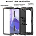 thumbnail image 3 of Funda TEKKU StandC uso rudo para Lenovo M10 PLUS 10.6 3a Gen Negra 125FU 128FU, 3 of 7