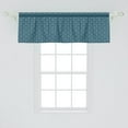 thumbnail image 2 of Ambesonne Anchor Window Valance, Anchors, 54" X 18", Petrol Blue Sky Blue, 2 of 3