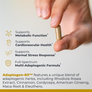Premier Research Labs Adaptogen-R3 - Adaptogen for Stress Support - With Rhodiola Rosea Extract, Maca Root & Eleuthero - For Heart Health & Metabolic Health - 90 Vegetarian Capsules