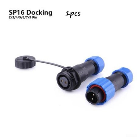 SP16 IP68 Waterproof in-line Cable Coupler Plug Socket Connector 2/3/4 ...