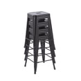 thumbnail image 4 of Howard 24inch Metal Assembled Counter Stool, Set of 4, Black Color for Indoor, 4 of 9