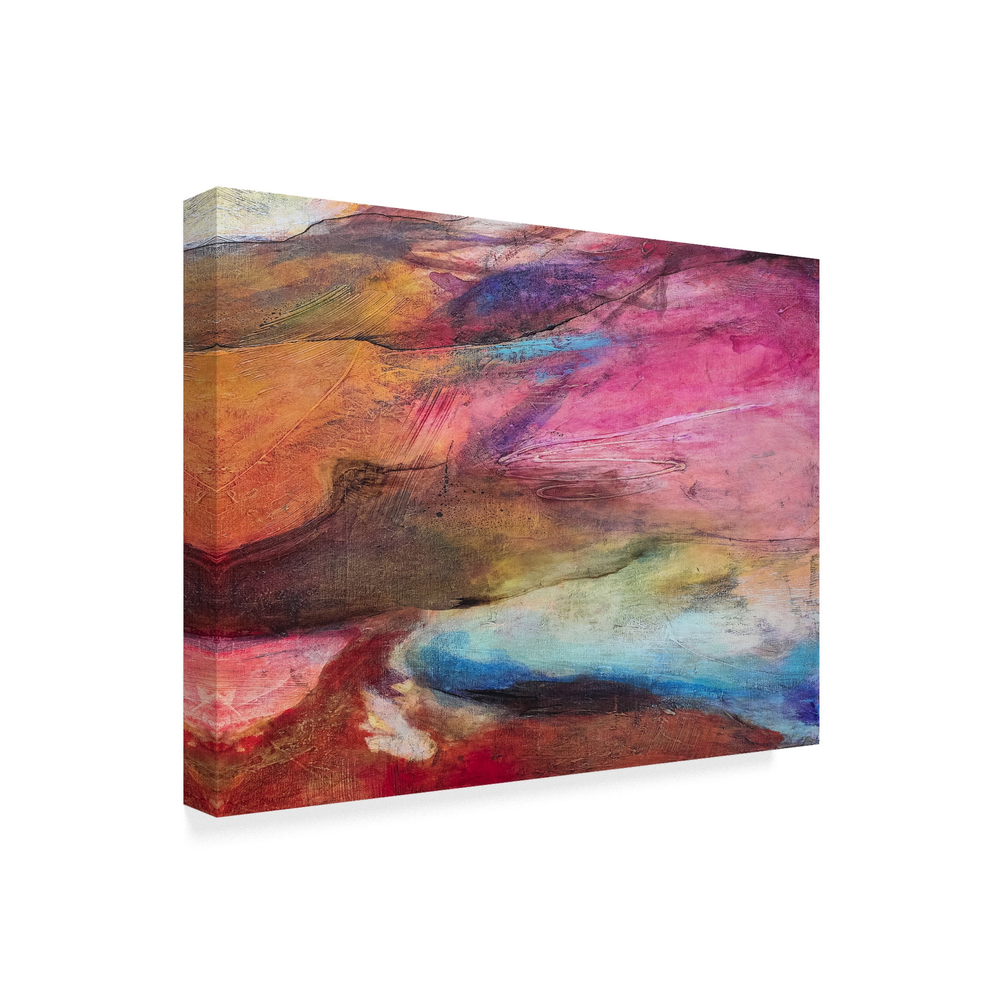 Trademark Fine Art 'Fuchsia Expression I' Canvas Art by Gabriela Villarreal