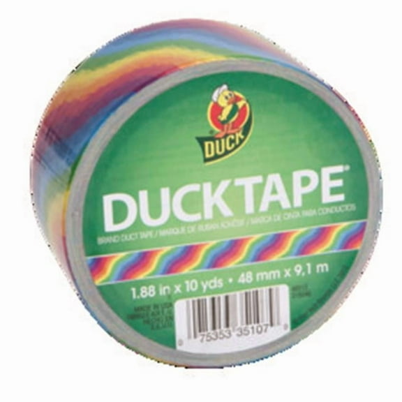 Shurtech Brands  Duck Brand Printed Duct Tape 1.88inx10yd Multi