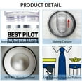 thumbnail image 3 of Pilot Gifts Pilot Tumbler Cup Pilot Gift For Women Men 40 Oz Pilot Mug With Lid Straw and Handle, 3 of 6