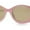 White Pink Brown, variant on Trendy Concave Mod White Rounded Rectangle Chic Sunglasses White Blue Pink