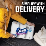 Scott 1000 Toilet Paper, 1 Roll, 1,000 Sheets per Roll