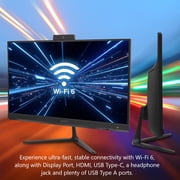 Acer Aspire C24-2YE13U3UNL-UR13 AIO Desktop, 23.8” Full HD IPS 120Hz Display, Intel Core i3-1305U, Intel UHD Graphics, 8GB RAM, 512GB NVMe SSD, Black