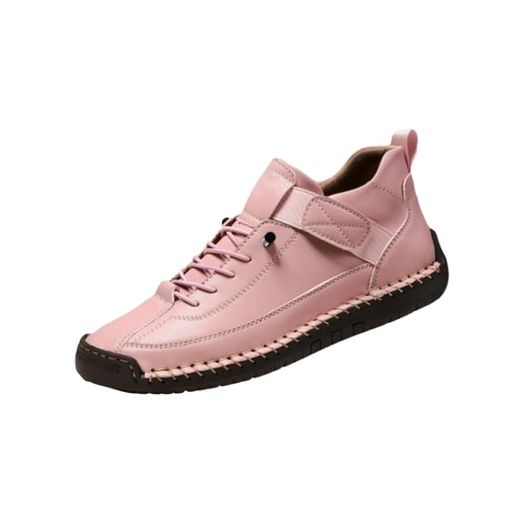 Shoes for Men, Orthopedic Leather Walking Slip-On Sneaker, Waterproof, Non-Slip, Ergonomic with Elastic Band, 48