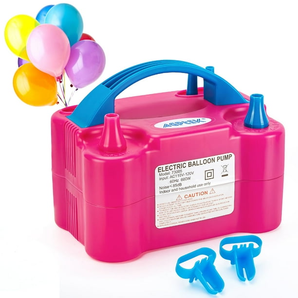 Bomba eléctrica para globos aerostáticos AGPTEK 600W 110V Rose Red